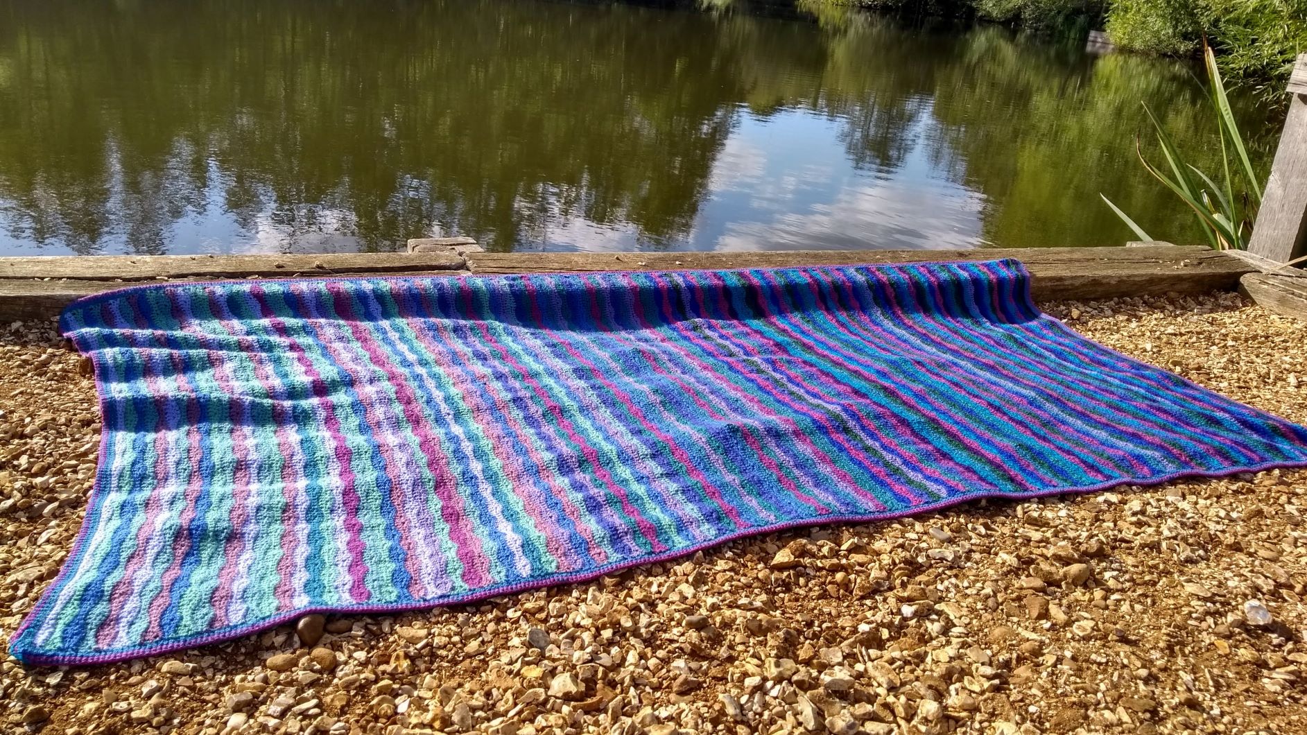You are currently viewing Crochet blanket: the jewel sea