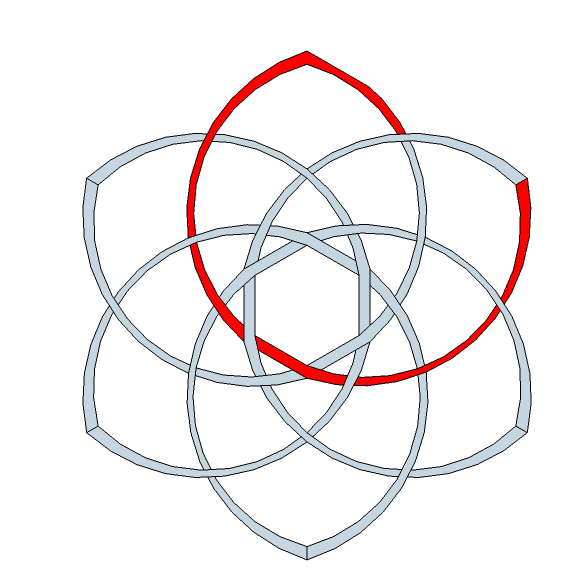 diagram for weaving celtic knot crochet motif