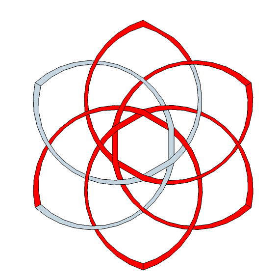 diagram for weaving celtic knot crochet motif