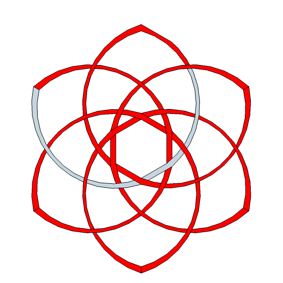 diagram for weaving celtic knot crochet motif