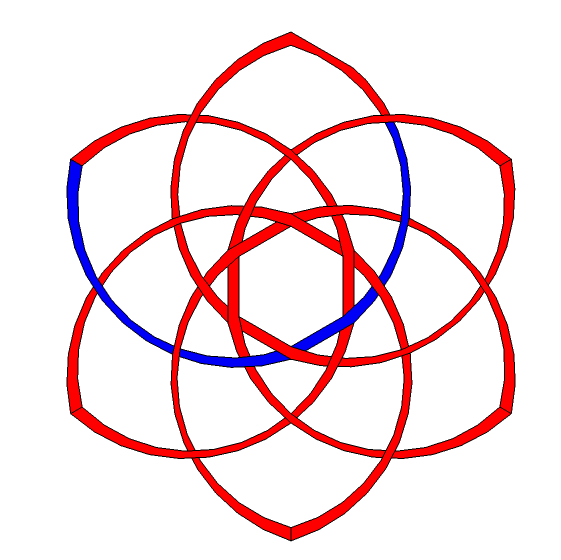 diagram for weaving celtic knot crochet motif